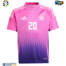 Moški Nogometni dresi Nemčija Benjamin Henrichs #20 Gostujoči EP 2024 Kratek Rokav